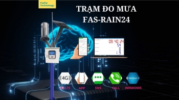 TRẠM ĐO MƯA TỰ ĐỘNG FAS-RAIN24